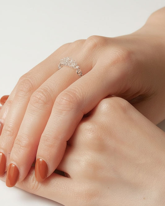 Anillo "Marquise" HARIO Lampwork Factory