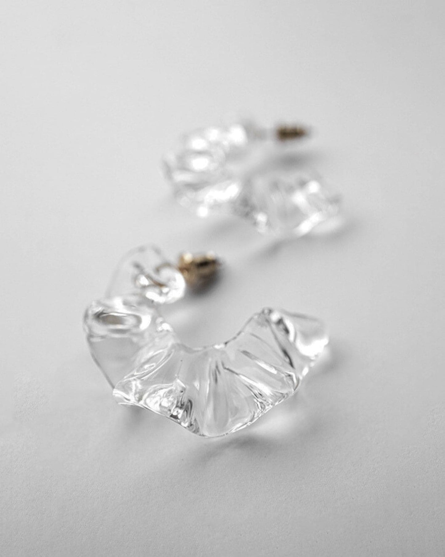 Aretes "Icicle Drape" HARIO Lampwork Factory