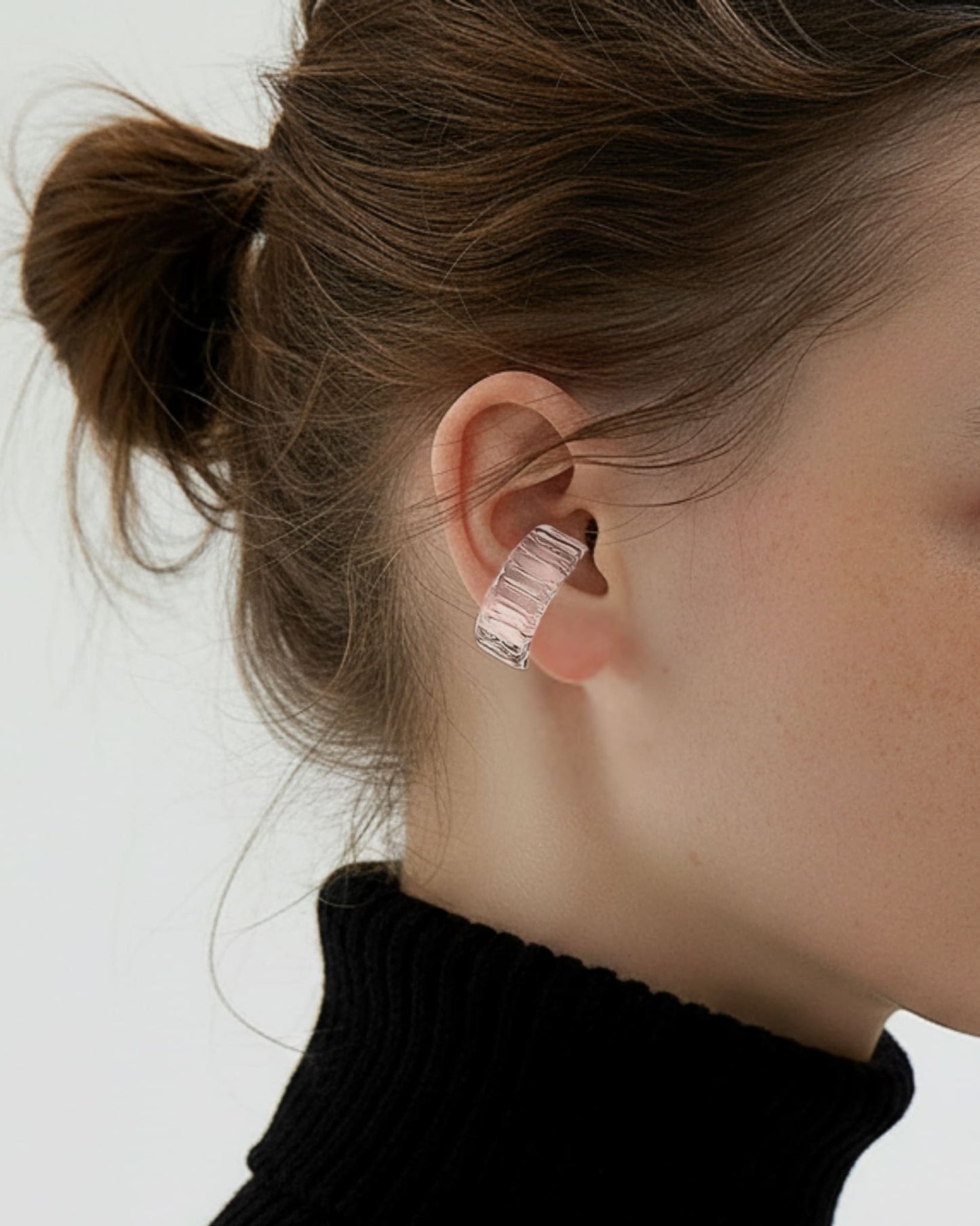 Anillo / Ear cuff "Icicle" HARIO Lampwork Factory