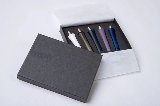 Velas Japonesas Artesanales – Azul (5 pzas) - Casa TSUGU