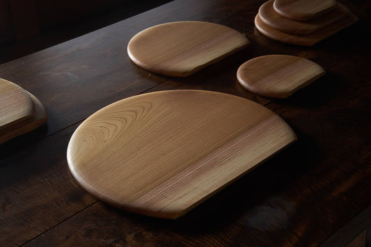 Plato de madera "Sunlight" AIZAWA WOOD WORKS