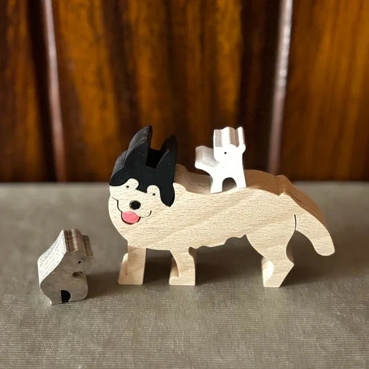 Juguete de madera | Siberian Husky - Casa TSUGU