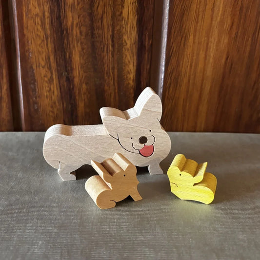 Juguete de madera | Corgi - Casa TSUGU