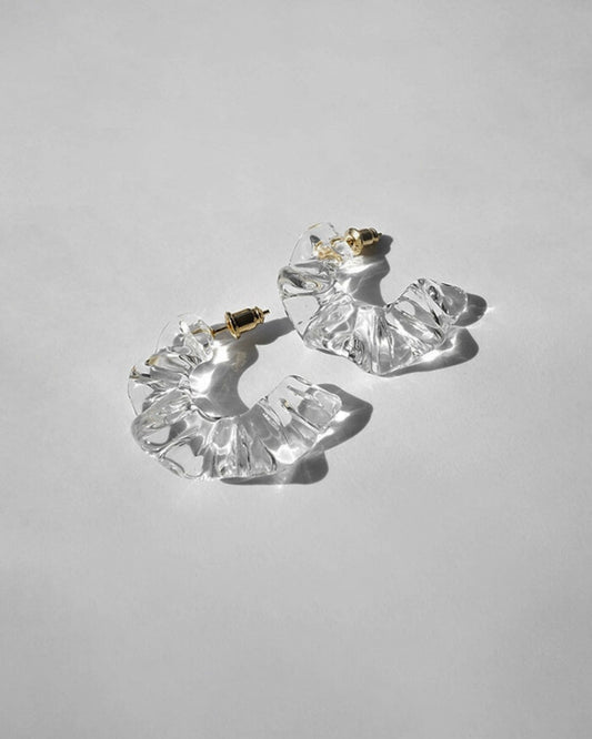 Aretes "Icicle Drape" HARIO Lampwork Factory