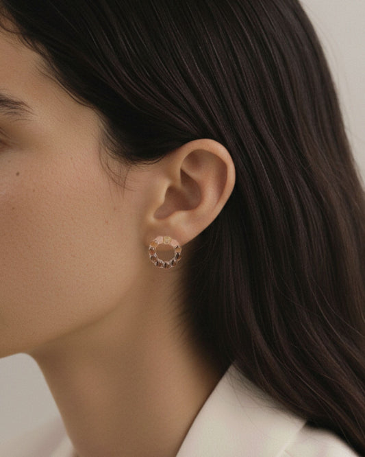 Aretes "Small Circle" HARIO Lampwork Factory