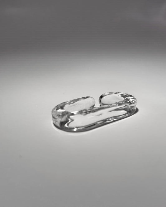 Ear Cuff "Water Ring" HARIO Lampwork Factory