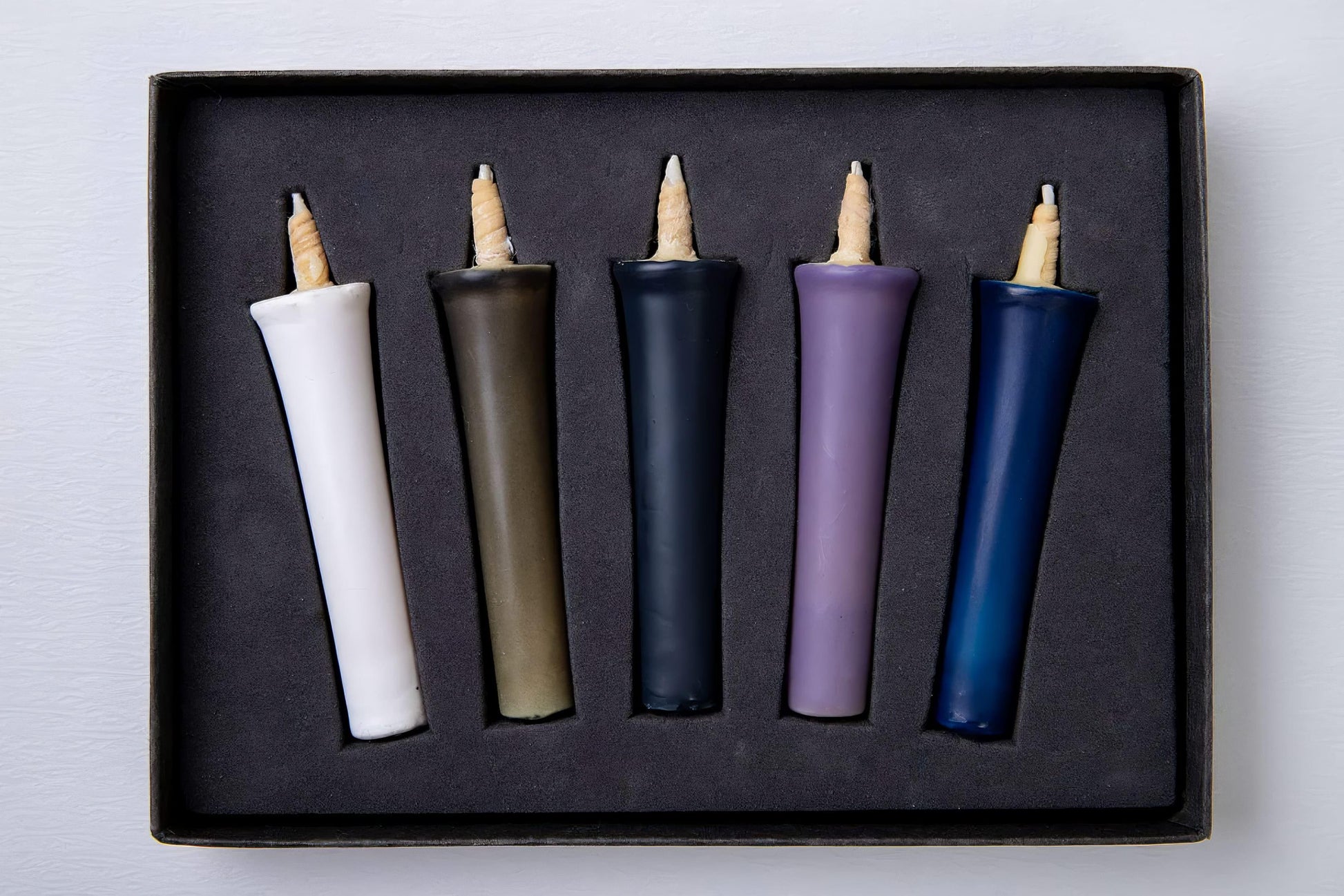 Velas Japonesas Artesanales – Azul (5 pzas) - Casa TSUGU