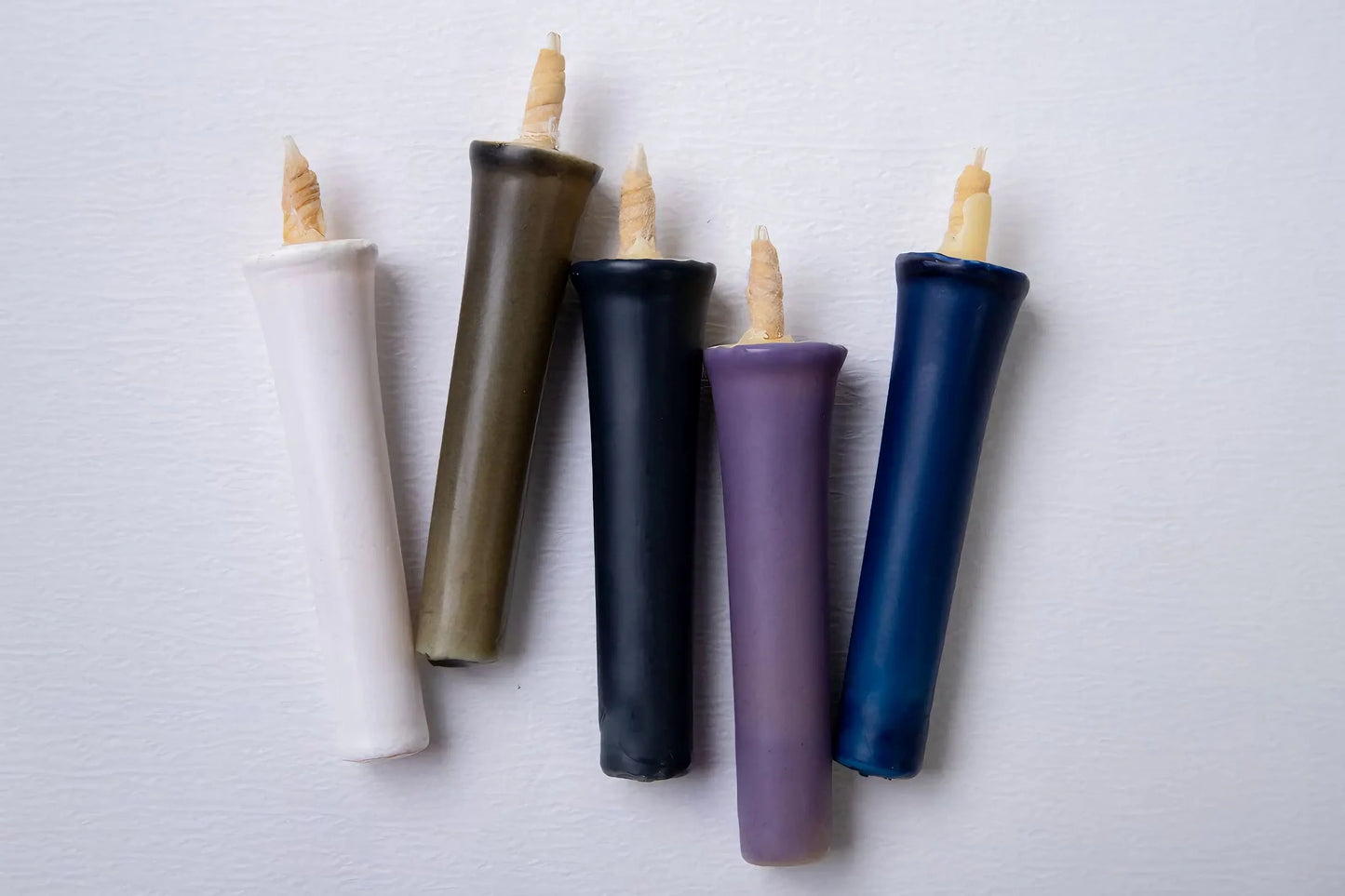 Velas Japonesas Artesanales – Azul (5 pzas) - Casa TSUGU