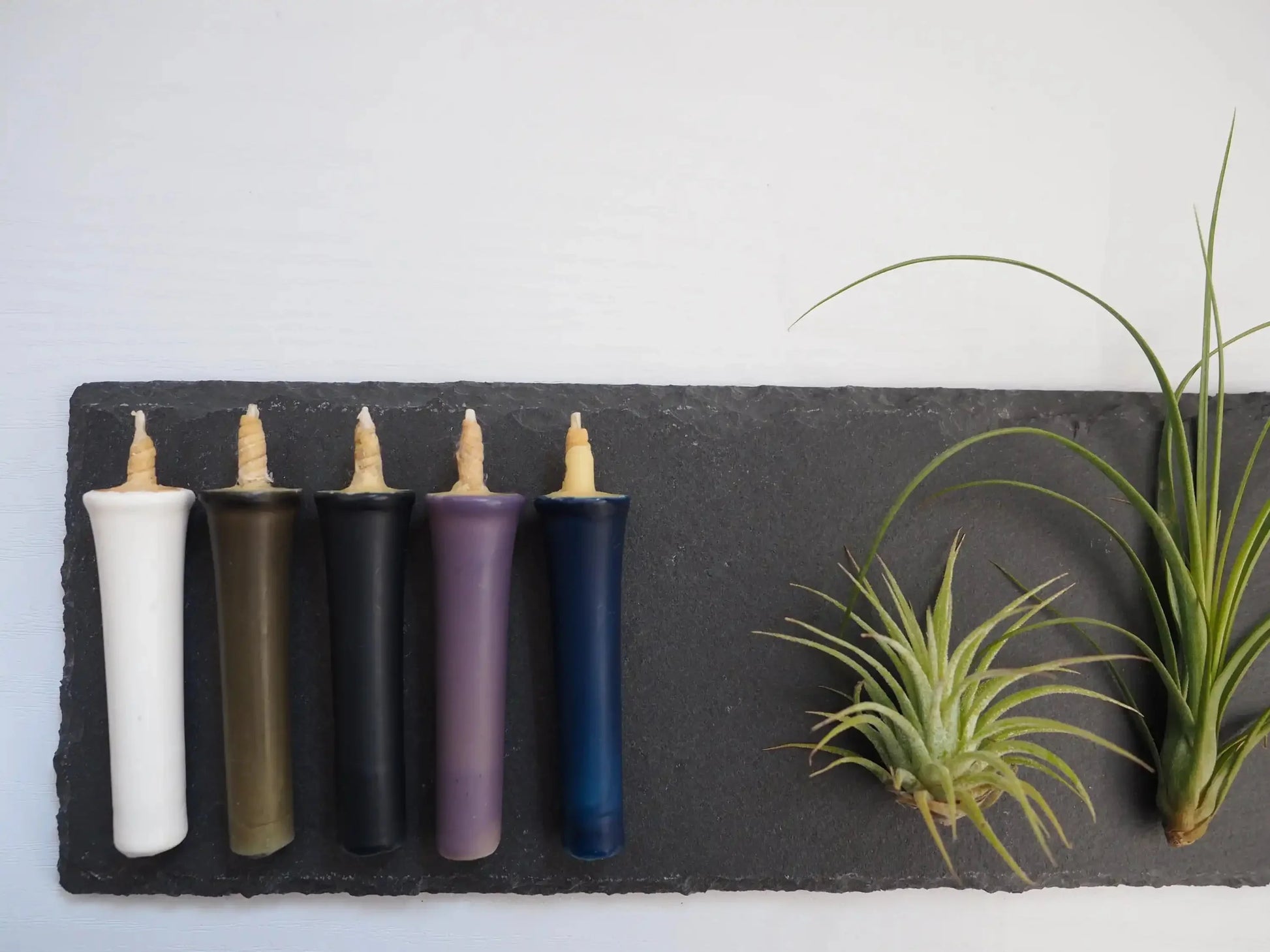 Velas Japonesas Artesanales – Azul (5 pzas) - Casa TSUGU