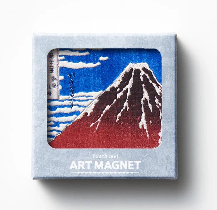 Magnet Ukiyo-e Katsushika Hokusai Buen tiempo con viento del sur, de 'Fugaku sanjurokkei' Penon