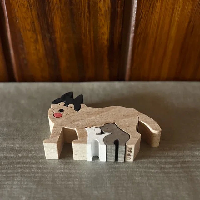 Juguete de madera | Siberian Husky - Casa TSUGU