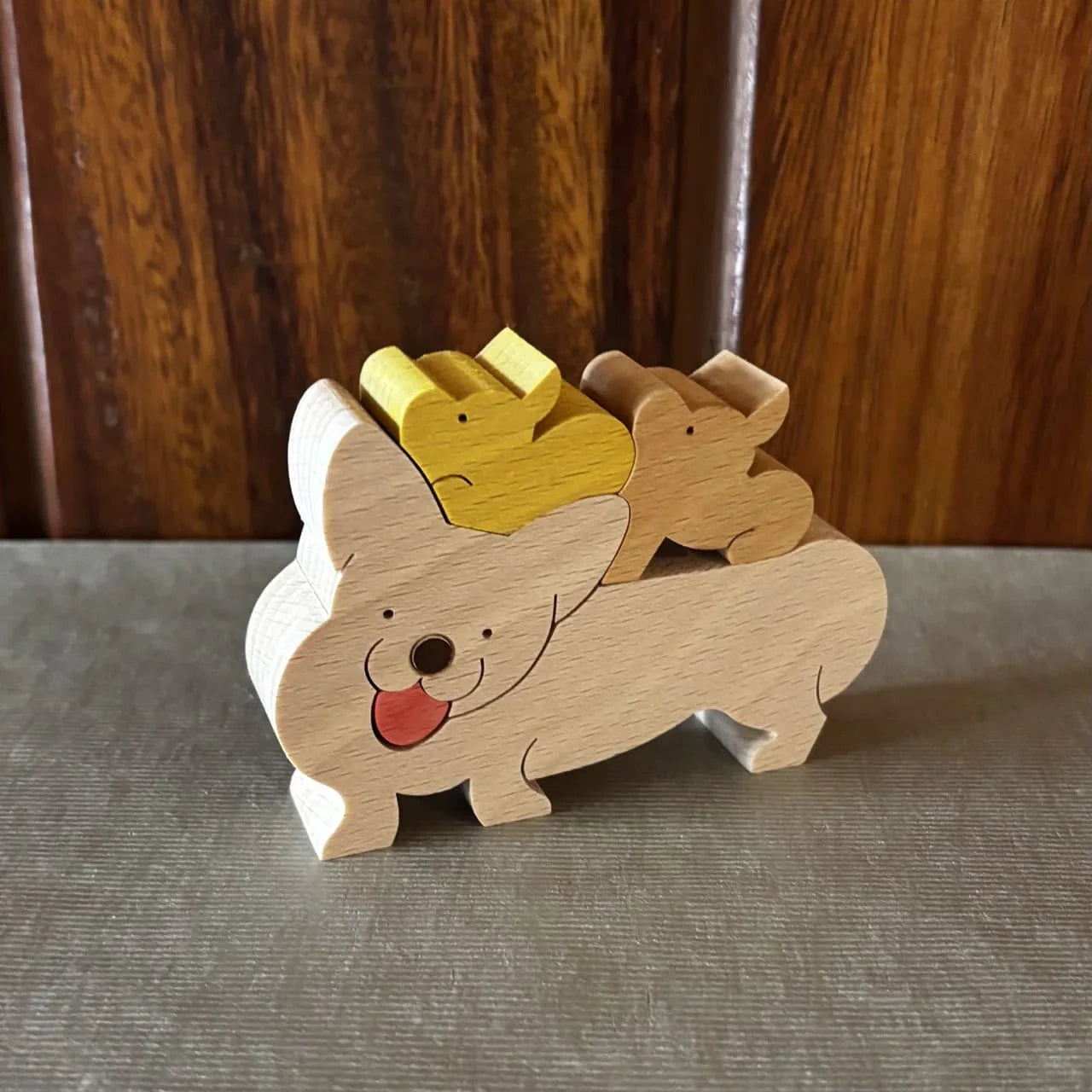 Juguete de madera | Corgi - Casa TSUGU