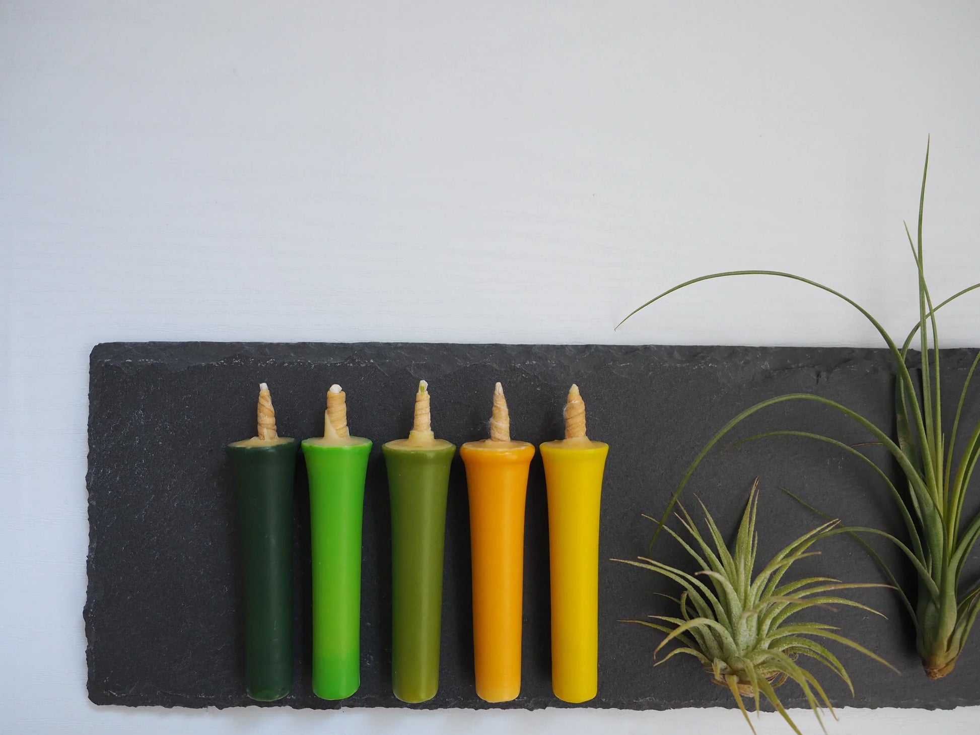 candle-green-gradation-set