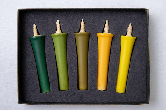 candle-green-gradation-set
