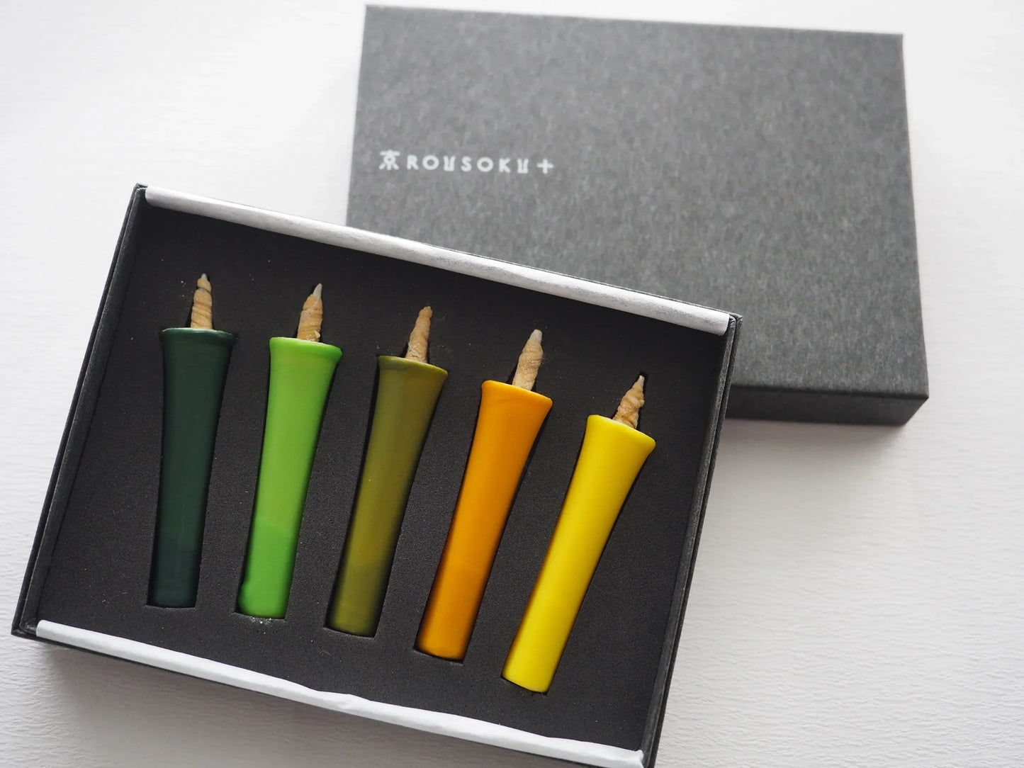 candle-green-gradation-set