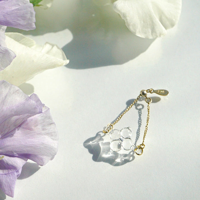 Anillo "White Flower" - Casa TSUGU